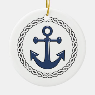 Anchor Dated Christmas Ornament