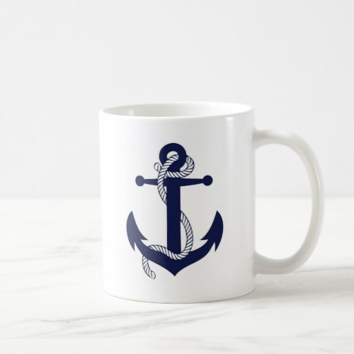 Anchor design coffee mug