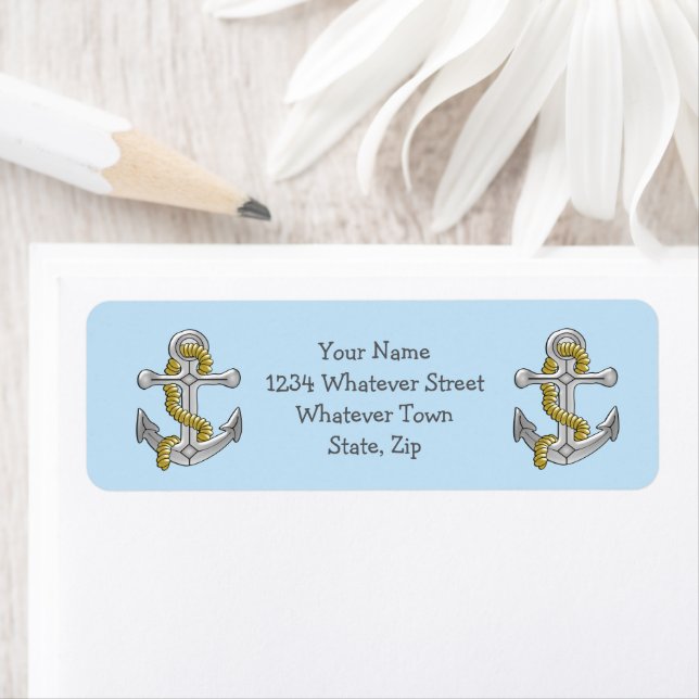 Anchor Design Return Address Label (Insitu)