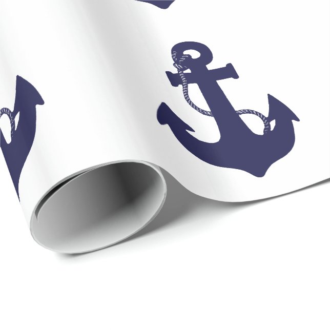 Anchor design wrapping paper (Roll Corner)