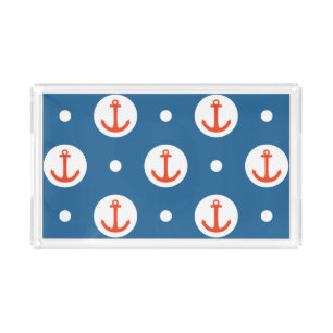 Anchor Dots Acrylic Tray