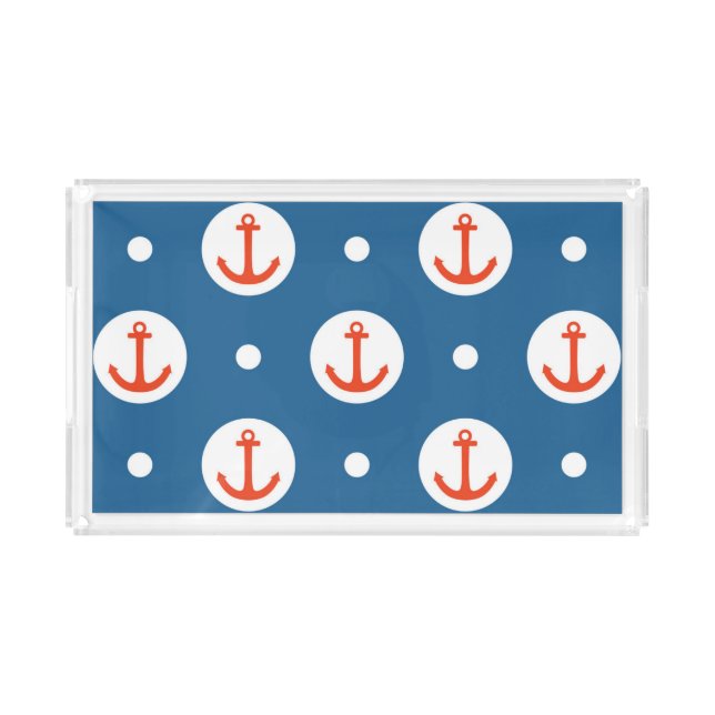 Anchor Dots Acrylic Tray (Front)