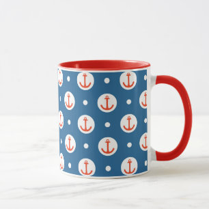 Anchor Dots Mug