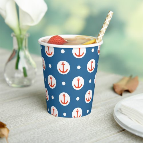 Anchor Dots Paper Cups