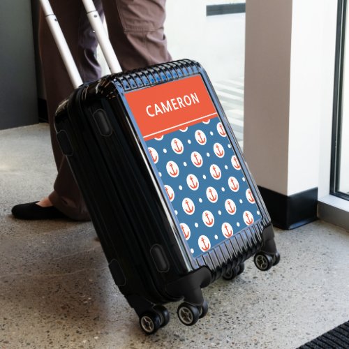 Anchor Dots  Personalize Luggage