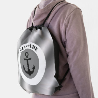 Anchor Drawstring Bag
