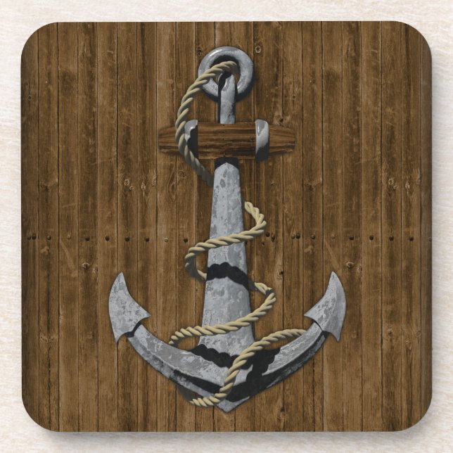 Anchor Drink Coaster (Front)