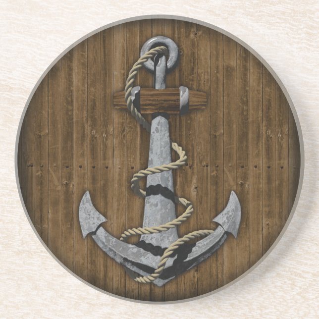 Anchor Drink Coaster (Front)