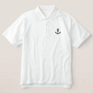 Anchor Embroidered Polo Shirt