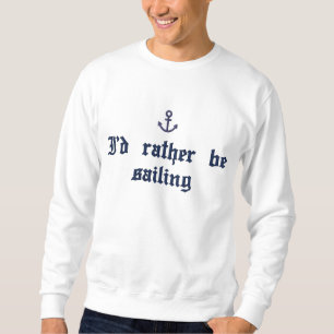Anchor Embroidered Sweatshirt