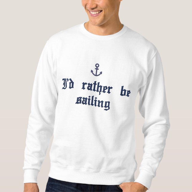 Anchor Embroidered Sweatshirt (Front)