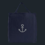 Anchor Embroidered Tote Bag<br><div class="desc">Anchor</div>
