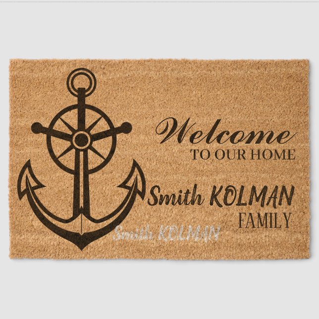 anchor fiber doormat (Front)