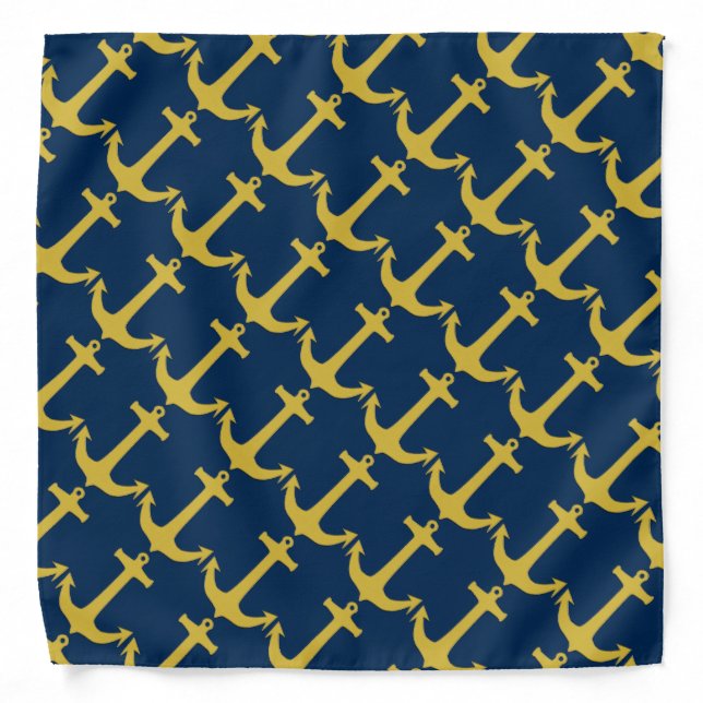 Anchor gold + your ideas bandana (Front)