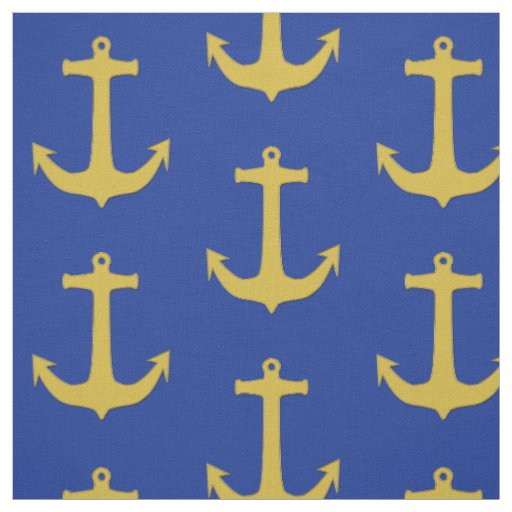 Anchor gold + your ideas fabric