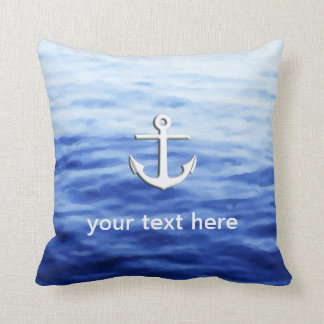 Anchor Graphic to personalize Throw Pillow