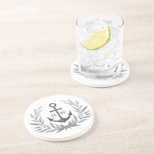 Anchor herald initial coaster