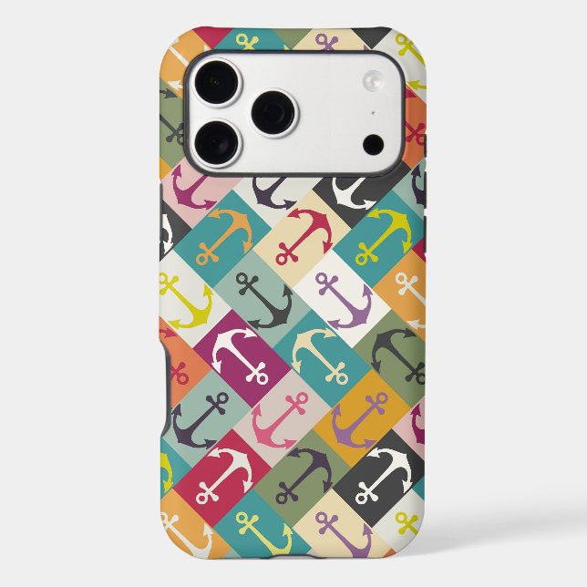 anchor herringbone mana Case-Mate iPhone case (Back)