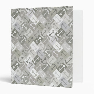 anchor herringbone mono 3 ring binder