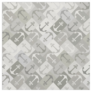 anchor herringbone mono fabric