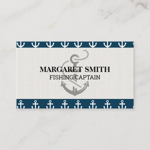Anchor Icon Business Card