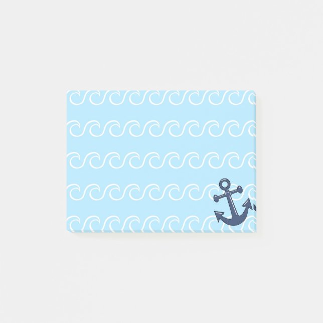 Anchor in the Waves Post-it Notes (Front)