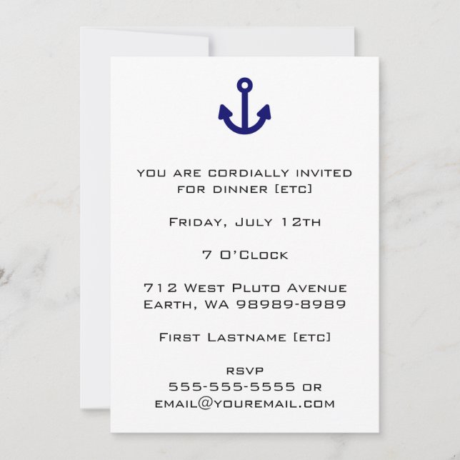 Anchor Invitation (Front)
