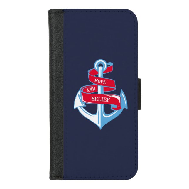 Anchor iPhone Wallet Case (Front)