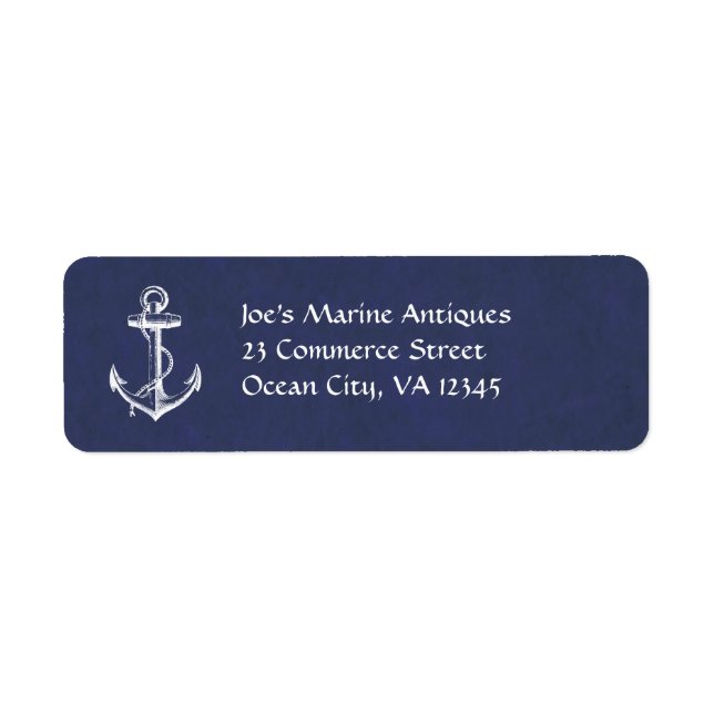 Anchor Label (Front)