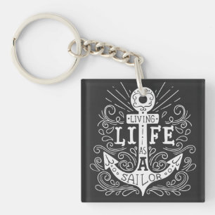 Anchor Life – Bold Nautical Keychain