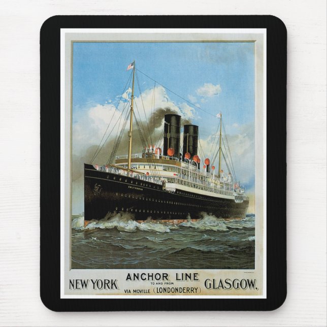 Anchor Line Mouse Pad (Front)