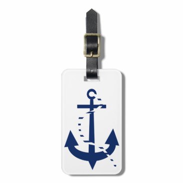 Anchor & Line Navy Bag Tag Anchor & Line Navy Bag Tag