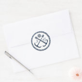 Anchor Monograms, Nautical wedding envelopes seals (Envelope)