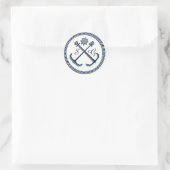 Anchor Monograms, Nautical wedding envelopes seals (Bag)
