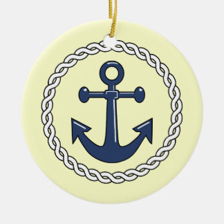 Anchor Nautical Christmas Ornament