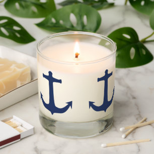 Anchor nautical coastal vibes scented candle