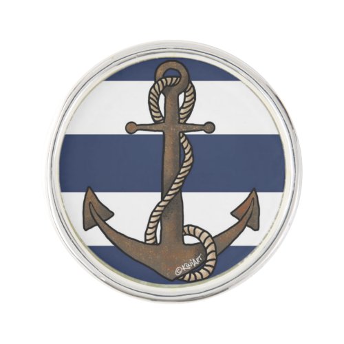 Anchor Nautical Lapel Pin
