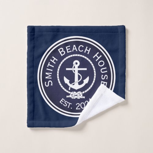 Anchor Nautical Seal  Bath Towel Set