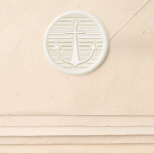 Anchor Nautical Wax Seal Sticker