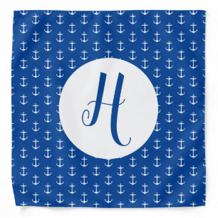 Anchor Navy Style Bandana