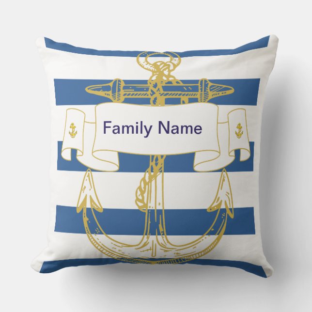 Anchor Outdoor Pillow (Front)