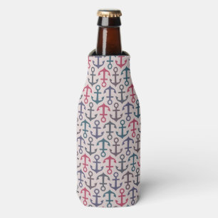 Anchor pattern bottle cooler
