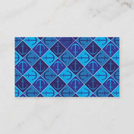 Anchor Pattern Calling Card