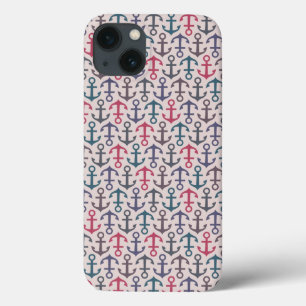 Anchor pattern iPhone 13 case