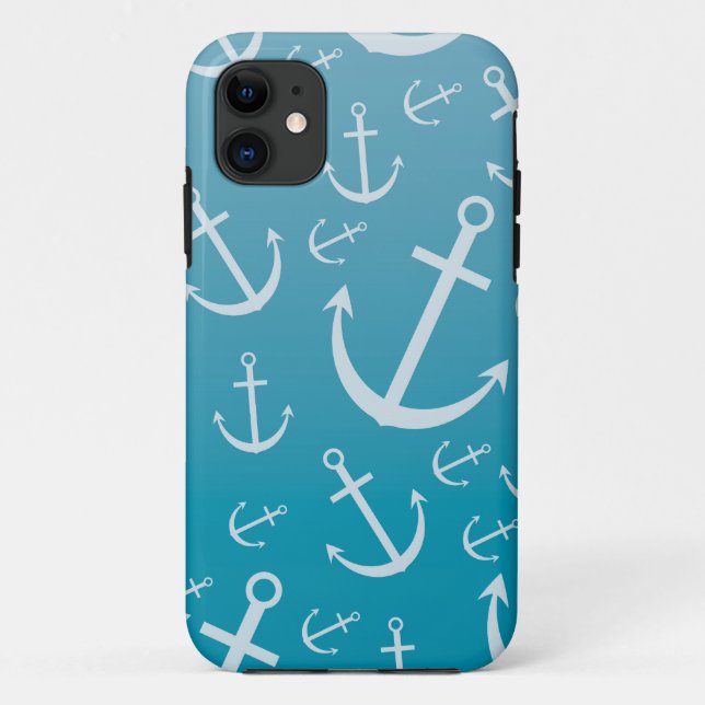 Anchor pattern Case-Mate iPhone case (Back)