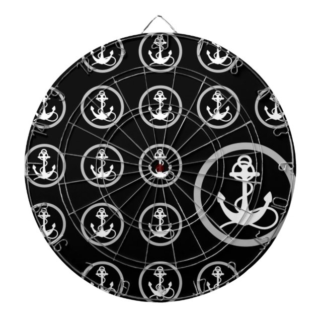 Anchor Pattern Dart Board (Front)