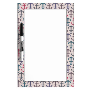 Anchor pattern Dry-Erase board