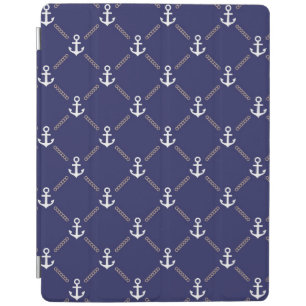 Anchor pattern iPad smart cover