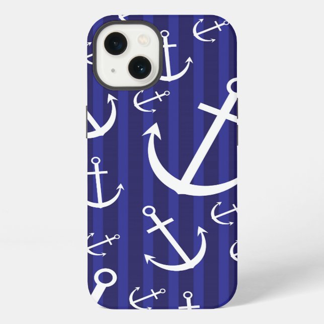 Anchor pattern iphone case (Back)