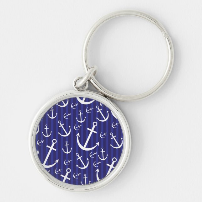 Anchor pattern keychain (Front)